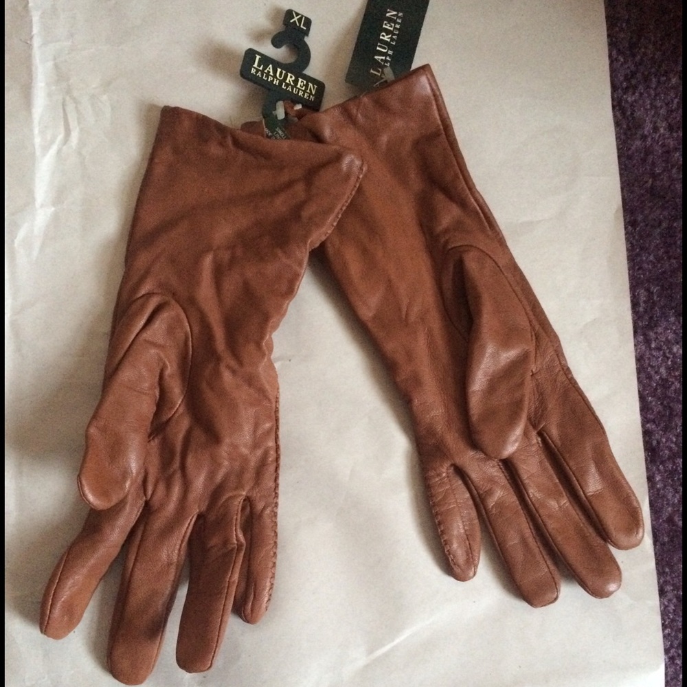 Ralph Lauren leather gloves
